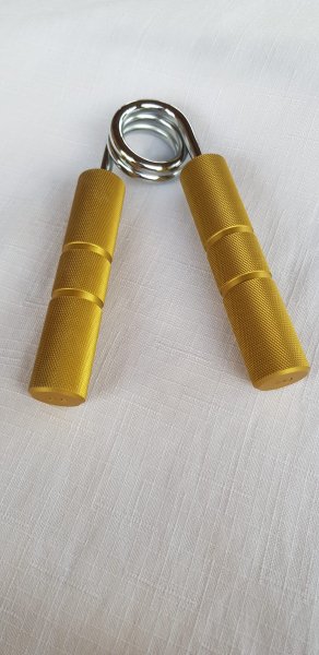 Gold Colored Handgripper topview